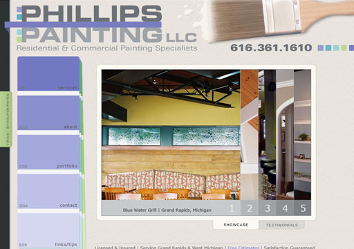 Phillips Painting LLC website