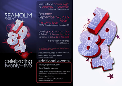 Seaholm Class Reunion poster